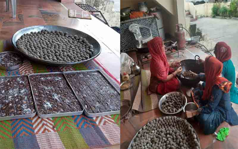 लोगों को काफी भा रही मोटे अनाज से बनी हुई मिठाइयां
