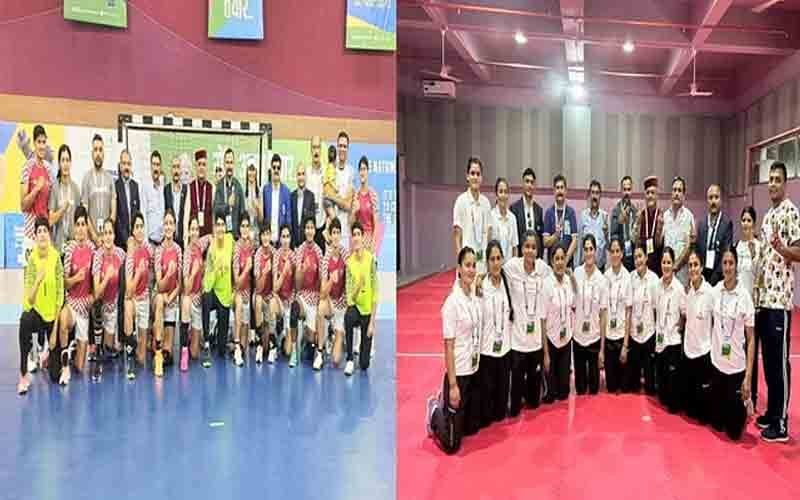 37वें राष्ट्रीय खेलों हिमचाल की महिला हैंडबाल और कबड्डी टीम ने फाइनल में किया प्रवेश