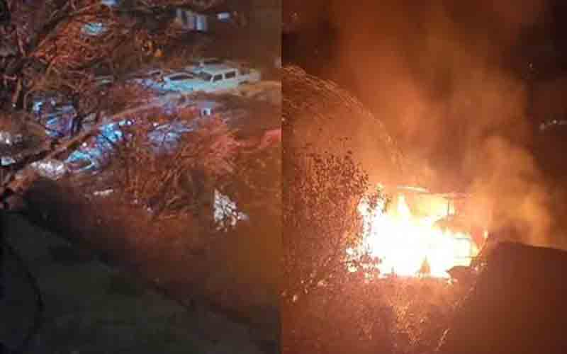 संजौली में इंजनघर में लगी भीषण आग, सामान जलकर राख, एक बुरी तरह झुलसा