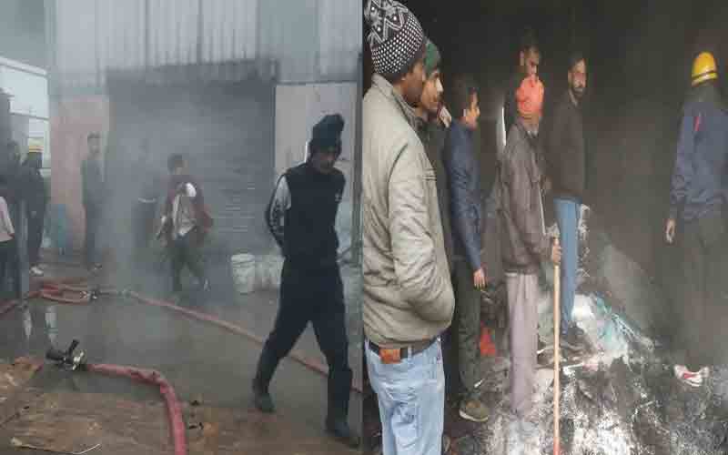 दो उद्योग कंपनियों में लगी आग, लाखों का हुआ नुकसान