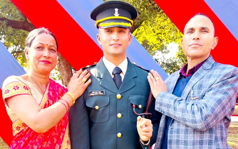 भारतीय सेना में लेफ्टिनेंट बना हमीरपुर जिला का आशीष ठाकुर