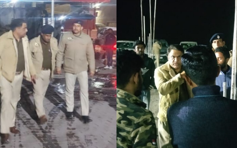 देर रात पेट्रोलिंग पर निकले एएसपी सोमदत्त, सड़कों पर घूम रहे युवाओं से कही यह बात….