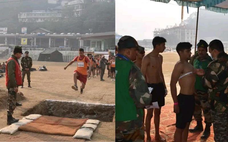 अग्निवीर भर्ती में फिजिकल टेस्ट देने के लिए पांचवें दिन पहुंचे 317 अभ्यर्थी