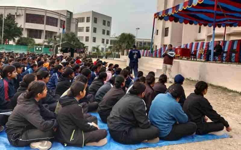 एनसीसी के 10 दिवसीय राज्य स्तरीय कैंप में आपदा प्रबंधन विषय पर दिया गया प्रशिक्षण