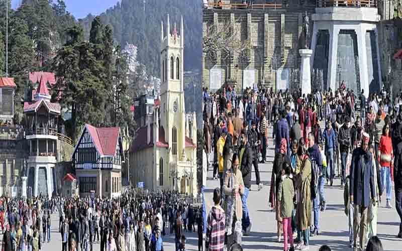 वर्ष 2024 की पहली छमाही में हिमाचल पहुंचे एक करोड़ से अधिक सैलानी