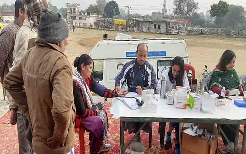 विकसित भारत संकल्प यात्रा के तहत ललड़ी व नंगल खुर्द गांव में इतने लोगों के स्वास्थ्य की हुई जांच….