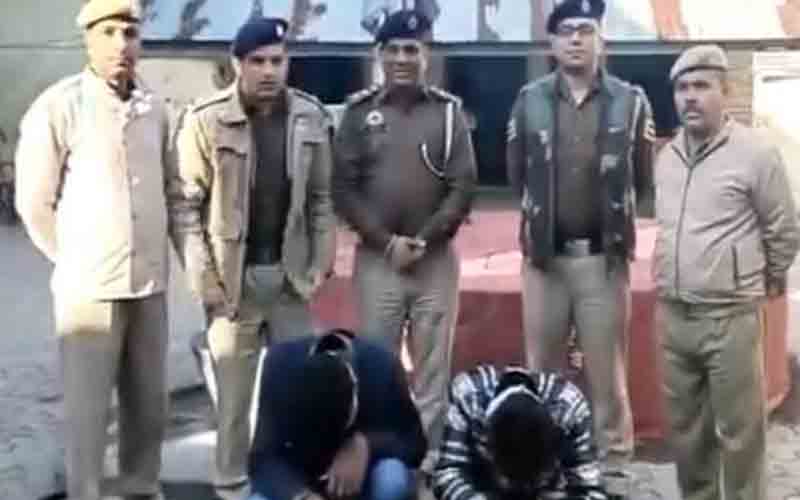 नाकाबंदी के दौरान चिट्टे सहित गिरफ्तार किए दो युवक