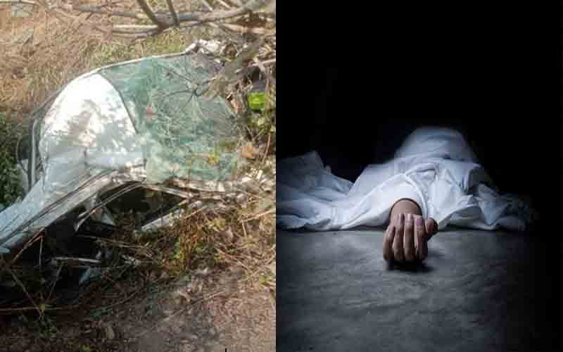 सिरमौर में हादसे का शिकार हुई कार, पूर्व सैनिक की दर्दनाक मौत