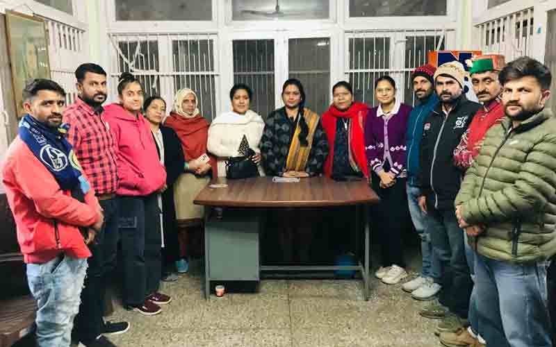 नाहन में हिमाचल कांग्रेस सेवादल, जन सेवा विभाग की बैठक हुई आयोजित