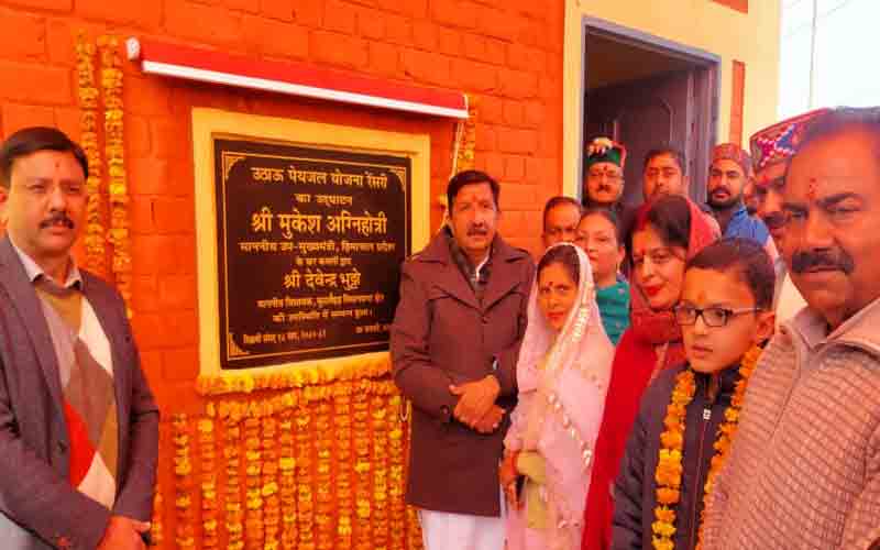 उप मुख्यमंत्री ने 4 करोड़ 19 लाख रुपए की विभिन्न विकासात्मक योजनाओं के किए लोकार्पण व शिलान्यास