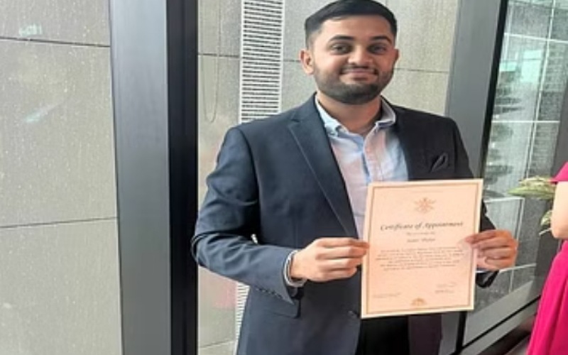 ऑस्ट्रेलिया की सेना में लेफ्टिनेंट बना हिमाचल का सुमित चांगरा