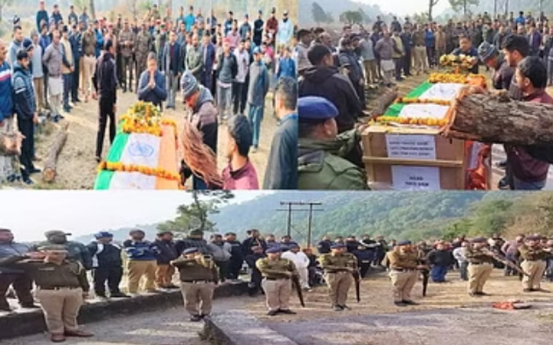 अरुणाचल में शहीद हुए जवान प्रवीण का राजकीय सम्मान के साथ किया गया अंतिम संस्कार