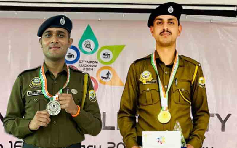 अखिल भारतीय पुलिस मीट में हिमाचल पुलिस के 2 जवानों ने जीते स्वर्ण व रजत पदक