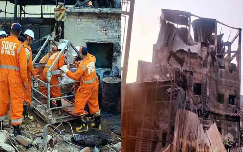 परफ्यूम कंपनी में 2 और कामगारों के शव बरामद, डीएनए रिपोर्ट से होगी शिनाख्त