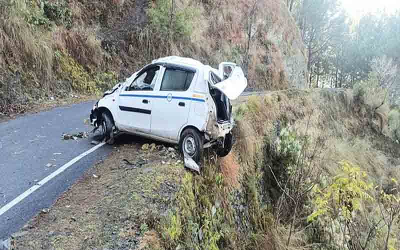 चंबा-शक्ति देहरा मार्ग पर दुर्घटनाग्रस्त हुई कार, चालक की मौत