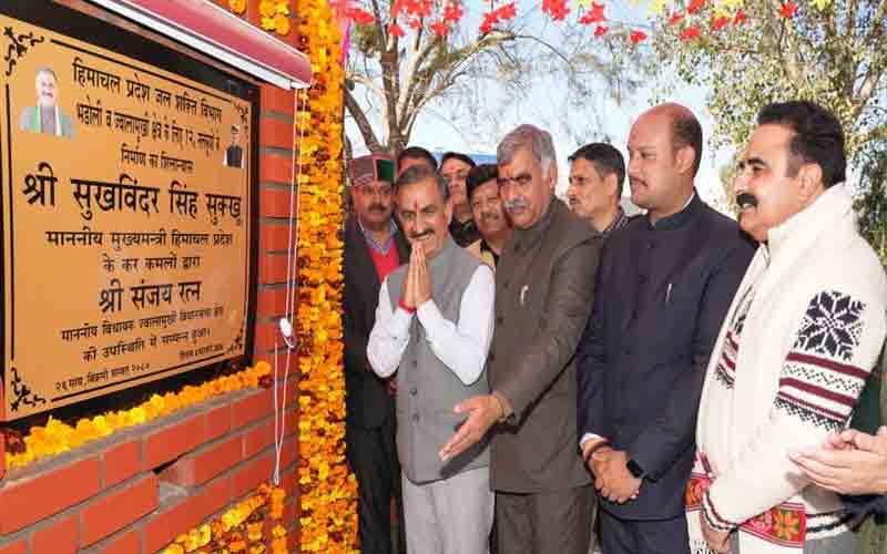 मुख्यमंत्री ने लुथान में रखी प्रदेश के पहले सुख-आश्रय आदर्श ग्राम परिसर की आधारशिला