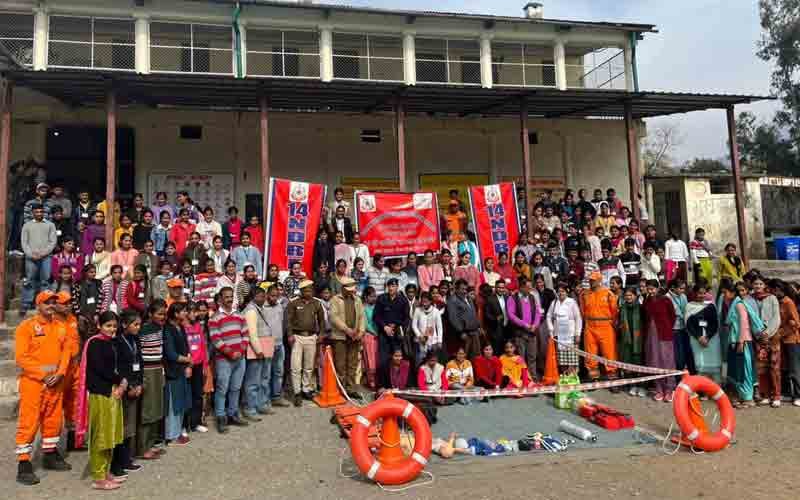 राजकीय महाविद्यालय ददाहु में आपदाओं पर सामुदायिक जागरूकता कार्यक्रम हुआ आयजित