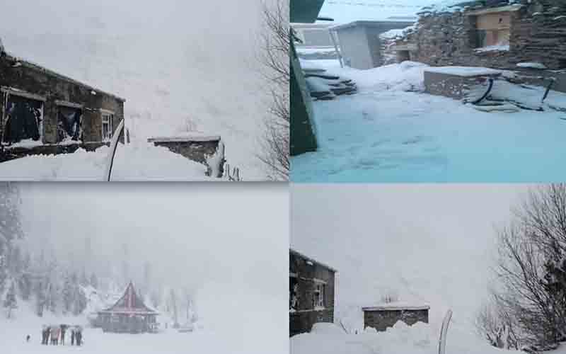 हिमाचल में बर्फबारी से 228 सड़कें अवरुद्ध, 1800 बिजली ट्रांसफार्मर भी ठप…..