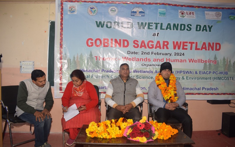 राजकीय कन्या वरिष्ठ माध्यमिक विद्यालय बिलासपुर में विश्व वेटलैंड दिवस आयोजित