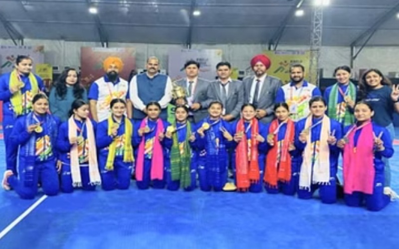 खेलो इंडिया कबड्डी प्रतियोगिता में हिमाचल की बेटियों ने जीता गोल्ड मेडल
