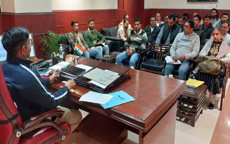 ऊना में राईट ऑफ़ वे पॉलिसी 2021 से संबंधित संयुक्त समन्वय समिति की बैठक हुई आयोजित