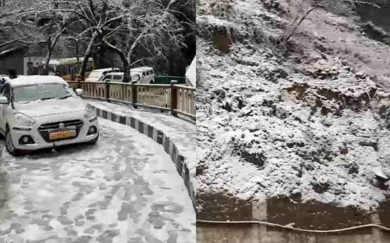 प्रदेश में चला बर्फबारी का दौर, किसानों के चेहरे पर रौनक, पर्यटकों में उत्साह