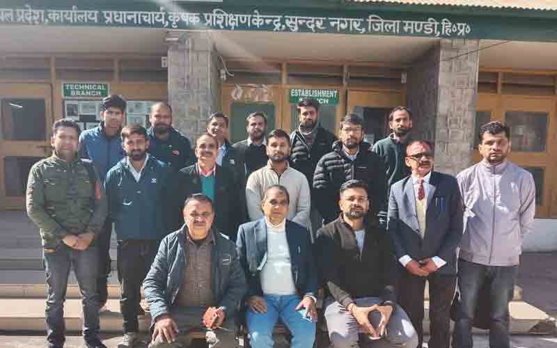 कृषि विभाग के कनिष्ठ अभियंता, प्रारूपकारों व सर्वेक्षकों के लिए प्रशिक्षण कार्यक्रम हुआ आयोजित