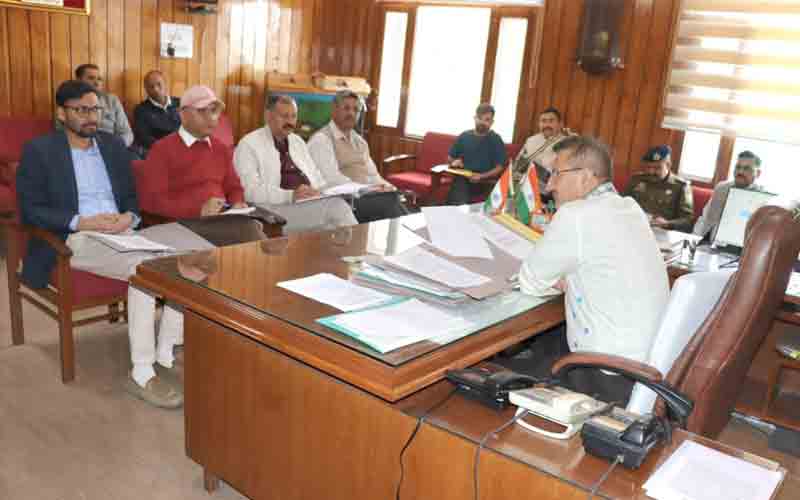 जिला के सभी नोडल अधिकारी अपना कार्य जिम्मेवारीपूर्ण करें- डीसी