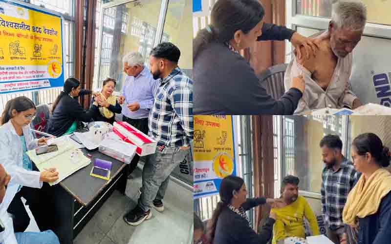 माजरा में बीसीजी वैक्सीनेशन कैंप हुआ आयोजित