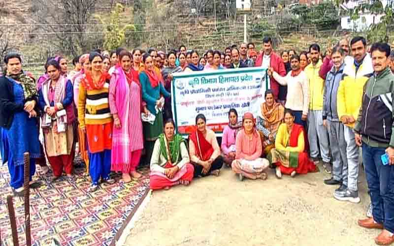 कृषि विभाग के द्वारा स्यांजी कोठी में किसान गोष्ठी का आयोजन