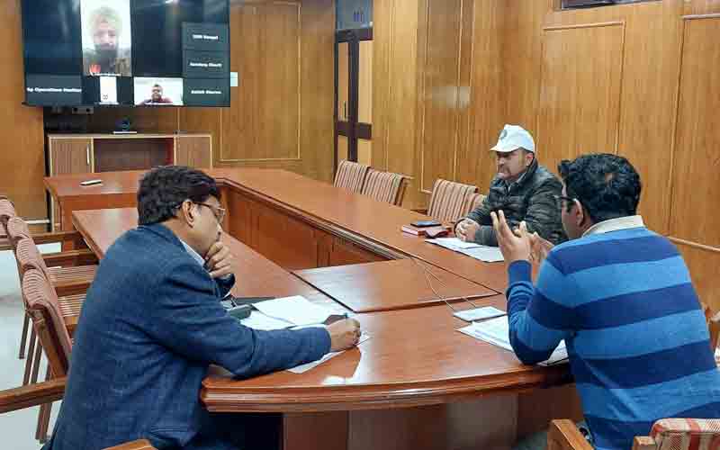 मैड़ी मेले के सफल संचालन व सुरक्षा के दृष्टिगत अधिकारियों के साथ वर्चुअल बैठक आयोजित