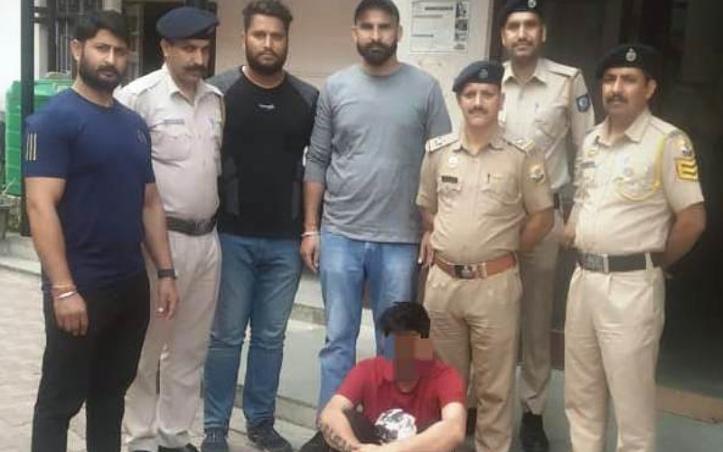 सिरमौर पुलिस ने पंजाब से  नशा तस्कर को किया गिरफ्तार