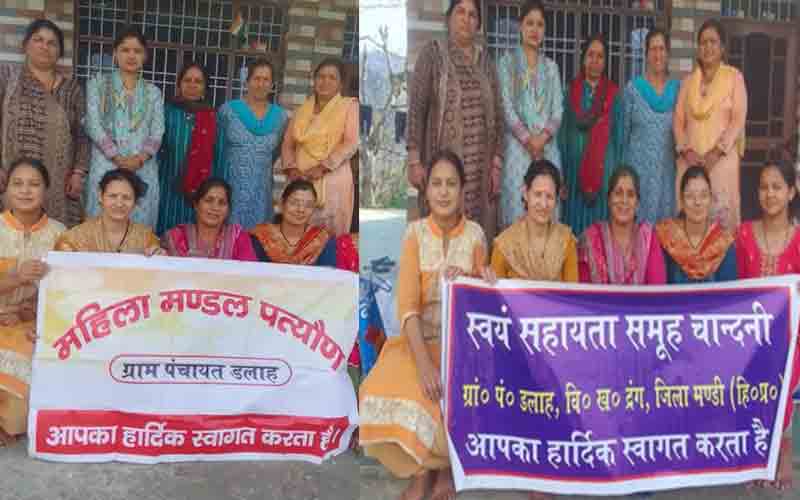 महिला मंडल और स्वयं सहायता समूह ने मतदाता को किया जागरूक
