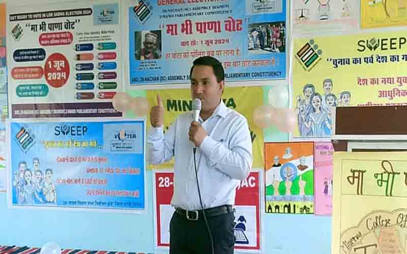 नाचन विधानसभा क्षेत्र में रखा 81 फीसदी मतदान का लक्ष्य- एसडीएम