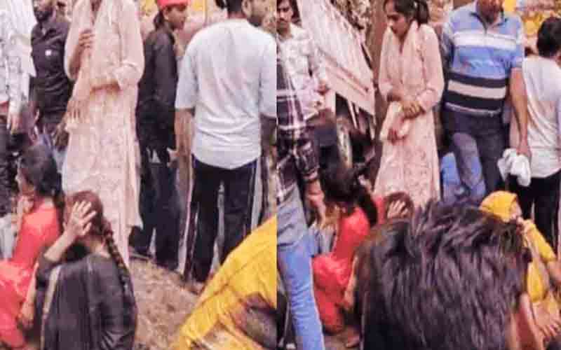 त्रिलोकपुर से माथा टेक लौट रहे श्रद्धालुओं की गाड़ी हरियाणा में पलटी, 18 घायल