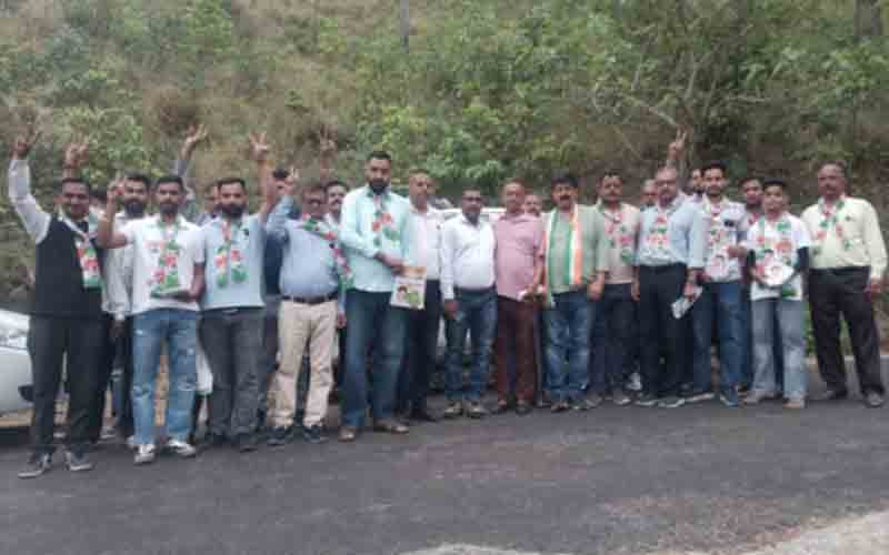 कांग्रेस प्रत्याशी ने कुटलैहड़ विस क्षेत्र में जनसंपर्क कर मतदाताओं से मांगे वोट
