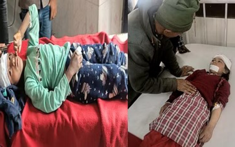 स्कूल के शौचालय की दीवार गिरने से 4 बच्चे जख्मी, अस्पताल में भर्ती