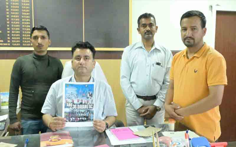 मतदान जागरूकता को एसडीएम पधर ने लॉन्च किया गाना