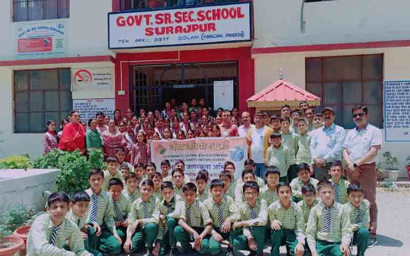 ‘आसा सभी वोट पाणे बोलो जाणा’ समूह गान के माध्यम से दिया मतदाता जागरूकता संदेश