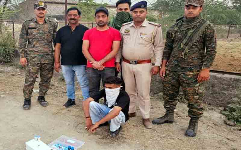 पुलिस ने चिट्टे सहित दबोचा पंजाब का युवक