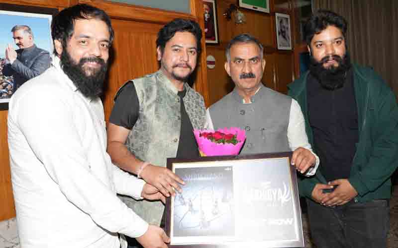 मुख्यमंत्री ने अंशुल कपूर का गीत “श्रीखंड महादेवा” किया जारी