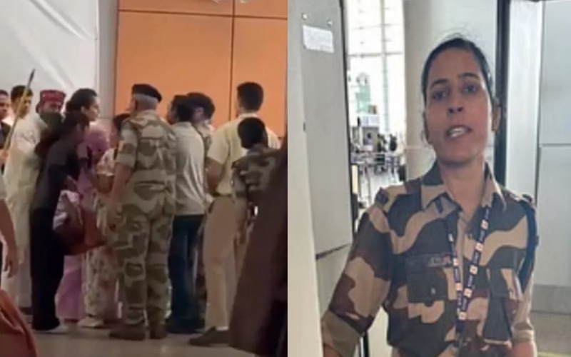 चंडीगढ़ एयरपोर्ट पर सीआईएसएफ गार्ड ने कंगना रनौत को मारा थप्पड़