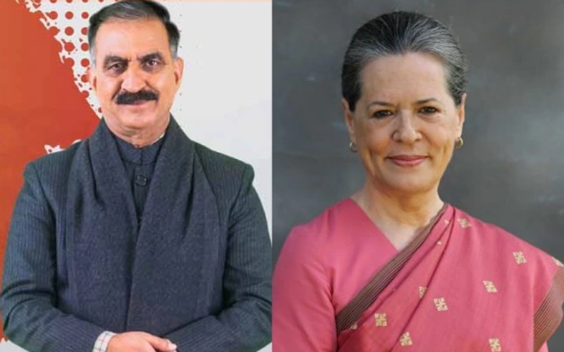 मुख्यमंत्री ने सोनिया गांधी को कांग्रेस संसदीय दल की अध्यक्ष बनने पर दी शुभकामनाएं