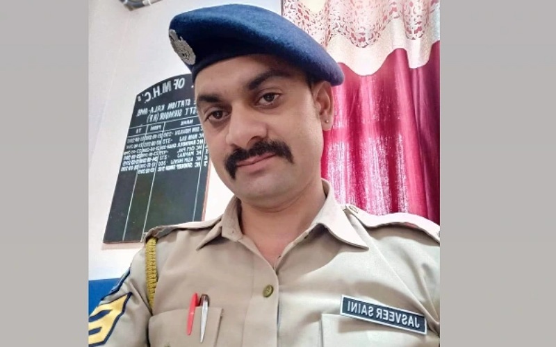 हरियाणा के नारायणगढ़ में मिला लापता हेड कांस्टेबल जसवीर सैनी