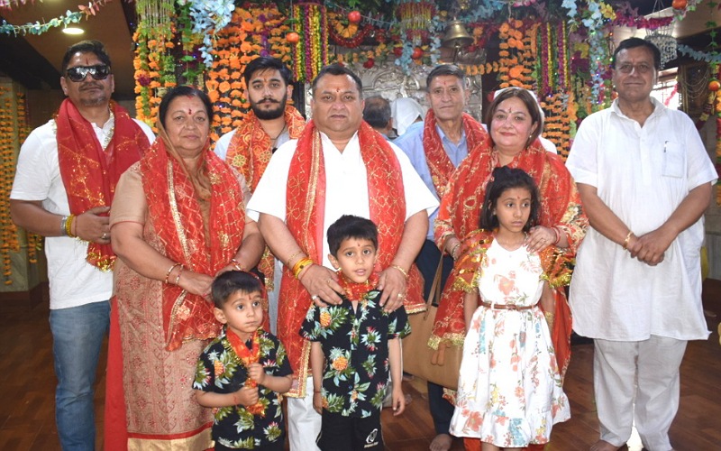 विधानसभा उपाध्यक्ष ने भलेई माता मंदिर में पूजा-अर्चना कर प्रदेश वासियों के सुख-समृद्धि की करी कामना