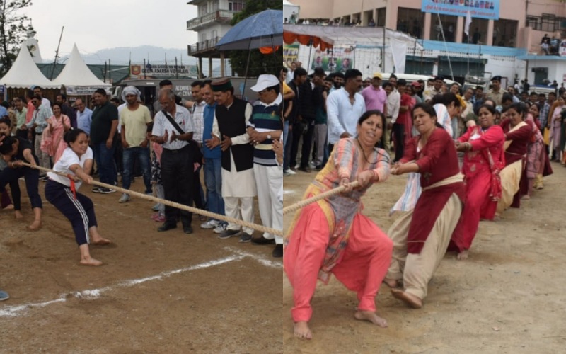 स्वास्थ्य मंत्री ने की रस्सा-कस्सी प्रतियोगिता के समापन समारोह की अध्यक्षता