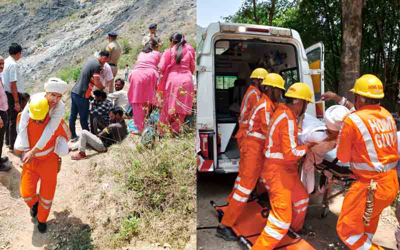 सिरमौर जिला के 5 स्थानों पर मेगा मॉक ड्रिल का किया गया आयोजन