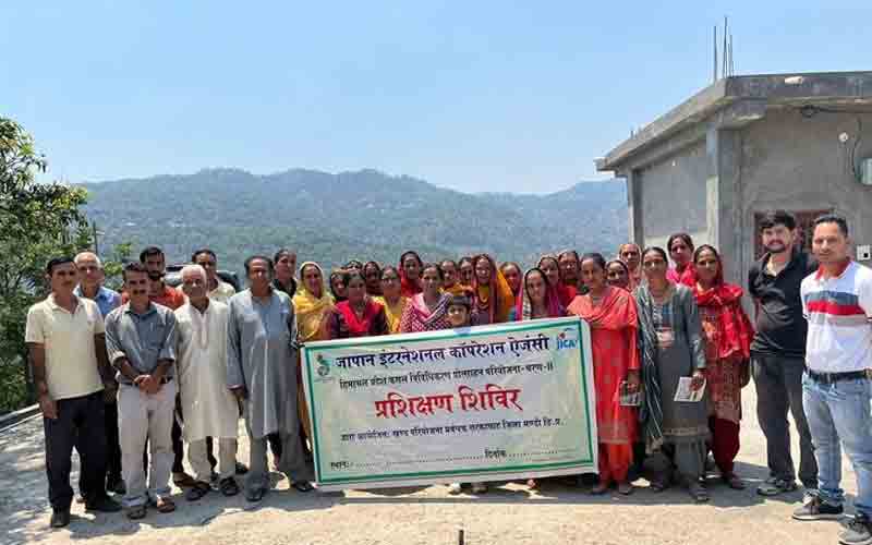 सरकाघाट के पलवाहन गांव में इरीगेशन एंड वाटर मैनेजमेंट कैंप आयोजित