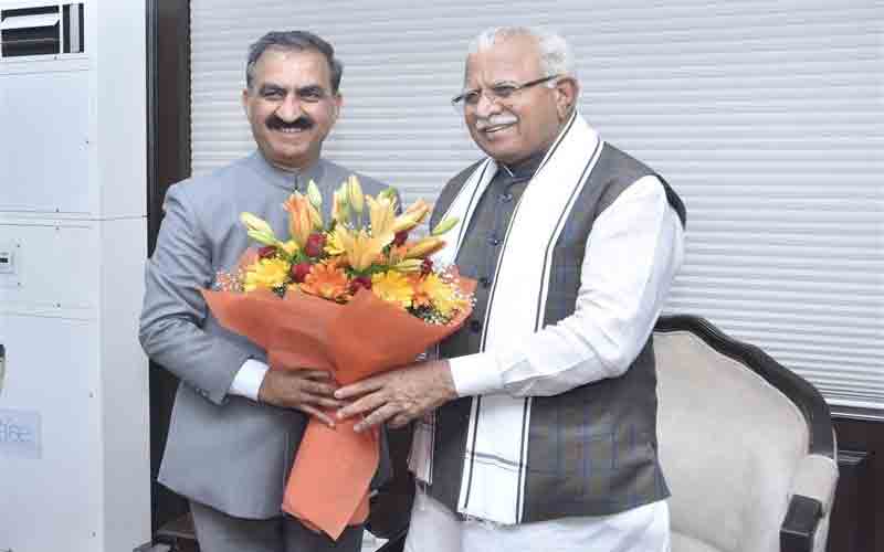 मुख्यमंत्री सुक्खू ने केंद्रीय विद्युत एवं ऊर्जा मंत्री से की भेंट