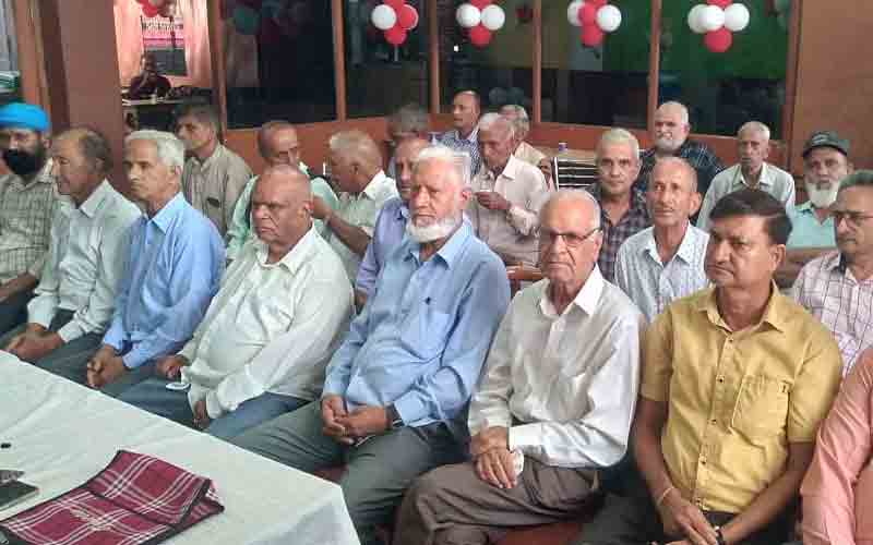 विद्युत बोर्ड पेंशनर वेलफेयर एसोसिएशन नाहन यूनिट की बैठक आयोजित